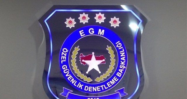 EGM özel güvenlik denetleme başkanı çelik