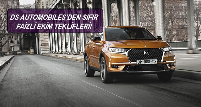 DS AUTOMOBILES’DEN SIFIR FAİZLİ EKİM TEKLİFLERİ!