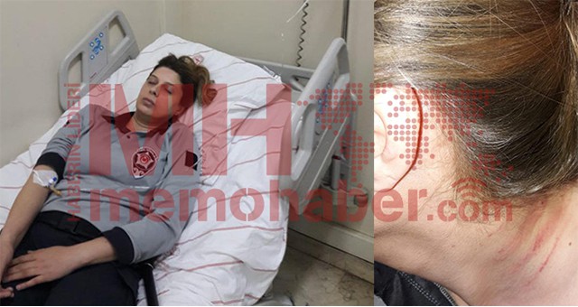 Hastanede kadın güvenlik görevlisine acımasızca saldırı!