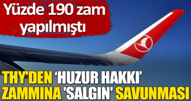 THY'den ’huzur hakkı’ ödemelerine ilişkin açıklama