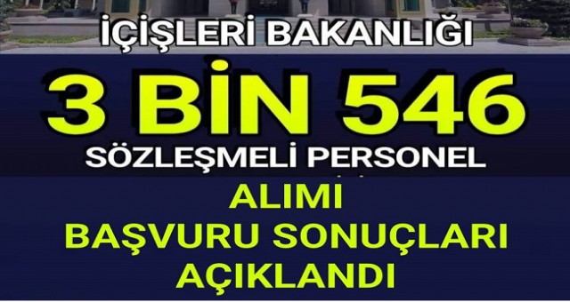 Sözleşmeli Personel Alımına İlişkin Duyuru