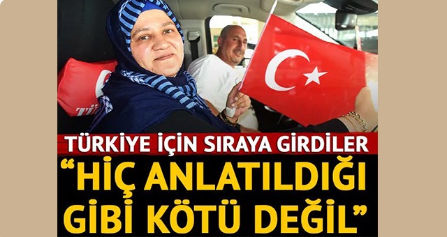 Gurbetçiler akın akın Türkiye'ye geliyor Hiç anlatıldığı gibi kötü değil