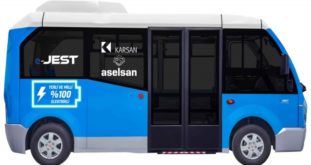 ASELSAN ve KARSAN’dan Yerli ve Milli Elektrikli Minibüs!