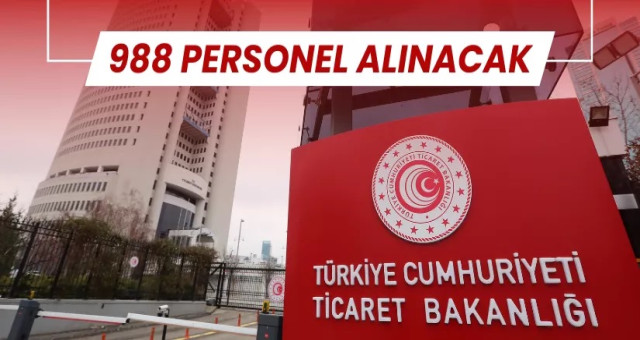 Ticaret Bakanlığı Sözleşmeli Kadrolu Personel Alacak