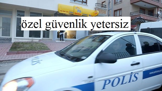 ​PTT’yi soyup memuru kilitledi , güvenlik görevlisinin artırılması gerekiyor