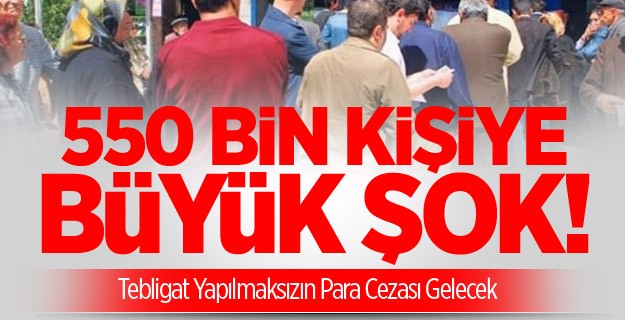 50 bin Bağ-kurlu'ya SGK şoku! SGK, eksik prim yatırdıkları gerekçesiyle tebligat yapmaksızın 550 bin Bağ-Kur'luya para cezası uygulayabilecek