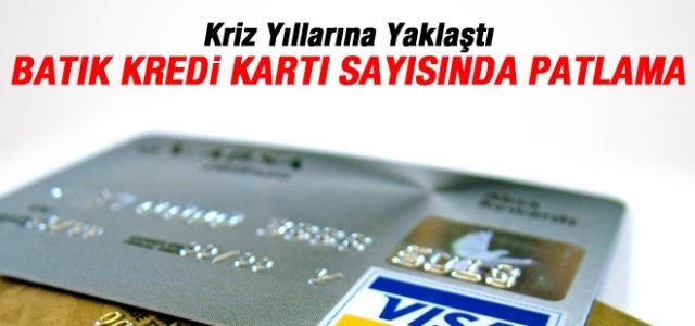 Batık kredi kartı sayısı 1 milyonu geçti Ödenmeyen kredi kartı borç toplamı da 