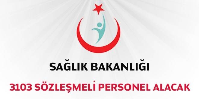 Sağlık Bakanlığı 3103 Sözleşmeli Personel Alacak