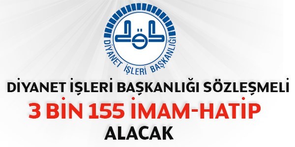 Diyanet İşleri Sözleşmeli İmam-Hatip Alım İlanı