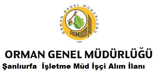  Orman İşletme Müd. İşçi Alım İlanı