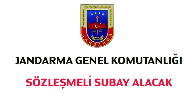 Jandarma Genel Komutanlığı Sözleşmeli Subay Alım İlanı