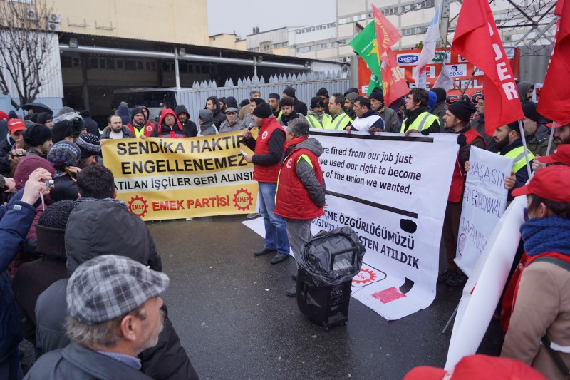 Ülker Direnişine Uluslararası Sendikalardan Ziyaret