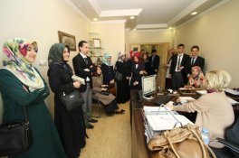 AKYAZIYA ATANAN YENİ ÖĞRETMENLER BELEDİYEYİ GEZDİ