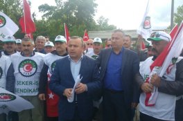 ŞEKER-İŞTEN FAZLA MESAİ EYLEMİ