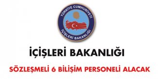 İçişleri Bakanlığı Sözleşmeli Bilişim Personeli Alım İlanı