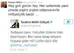 MHPli Başkandan, Melih Gökçeke FETÖ hatırlatması