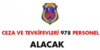 Ceza ve Tevkifevleri Sözleşmeli Personel Alım İlanı