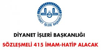 Diyanet İşleri Başkanlığı sözleşmeli 415 imam-hatip alacak