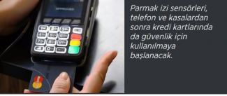 Parmak izi sensörlü kredi kartları geliyor