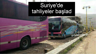 Çatışmasızlık anlaşmasından sonra Suriyede tahliyeler başlad
