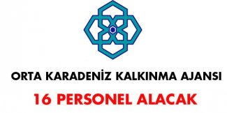 Orta Karadeniz Kalkınma Ajansı Personel Alım İlanı
