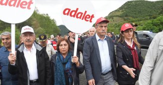 CHPnin Adalet Yürüyüşünde 6ncı gün