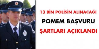 POMEMe 13 Bin Polis alınacak