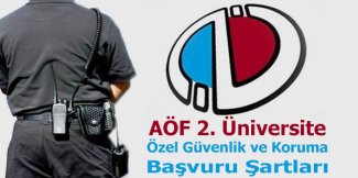 Üniversite Özel Güvenlik ve Koruma Programı Başvuru Şartları