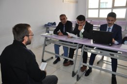 Okullara alınacak Özel güvenlik görevlileri için mülakat yapıldı