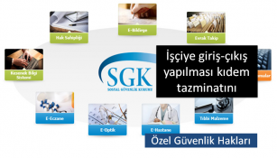 İşçiye sgk kayıtlarında giriş-çıkış yapılması