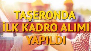 Ekinözünde 55 taşeron işçisi kadroya alındı