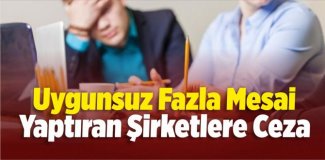Özel güvenlik şirketler fazla mesi cazası