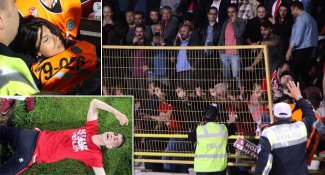 Boluda maç sonu olaylar çıktı: Çok sayıda taraftar yaralandı