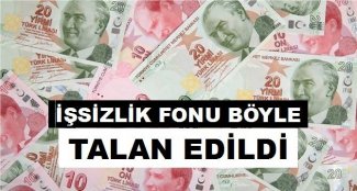 İşsizlik fonu talan edildi