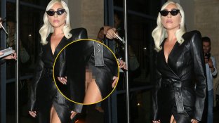 Lady Gaganın frikiki tartışma yarattı! İç çamaşırı yok mu?