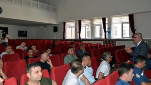 Tokatta özel güvenlik görevlilerine eğitim verildi