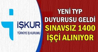 MEB ve Belediyeye 1400 Yeni İşçi Alımı-İŞKUR TYP İlanları