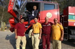 Seçilerek göreve gelen sendika başkanı Hamiyet Boyacı