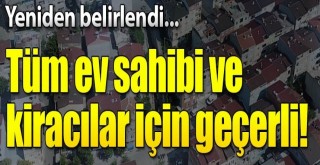 Ev sahibi ve kiracıları ilgilendiriyor! Zam oranı