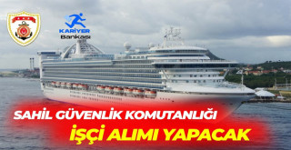 Sahil Güvenlik Komutanlığı  sözleşmeli İşçi  personel alacak