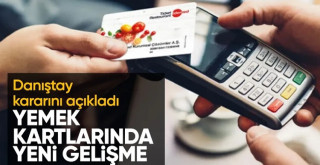 Danıştay’ın yemek kartlarıyla ilgili kararı şöyle