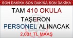 Okula Taşeron Personel Alınacak Milli Eğitim Bakanlığı Yayınladığı Resmi Yazı İle Tam 410 Okula Taşeron Personel Alımı Yapacak.