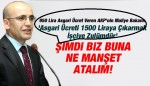 Mehmet Şimşek,CHP’nin asgari ücreti artırmaya yönelik vaatlerine tepki gösterdi