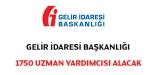 Gelir Uzman Yardımcısı Alım İlanı