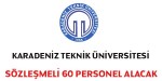 Karadeniz Teknik Üniversitesi Sözleşmeli Personel Alım İlanı
