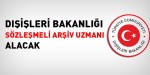 Dışişleri Bakanlığı sözleşmeli arşiv uzmanı alacak