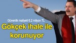 Melih Gökçeke ihaleyle 60 kişilik özel güvenlik koruma ekibi 60 kişi alınacak