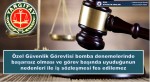 Özel Güvenlik Görevlisi bomba denemelerinde başarısız olması ve görev başında uyuduğunun nedenleri ile iş sözleşmesi fes edilemez
